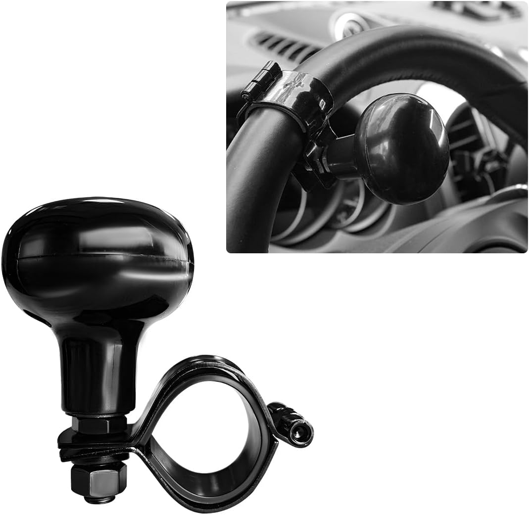Car steering wheel spinner knob — view 2