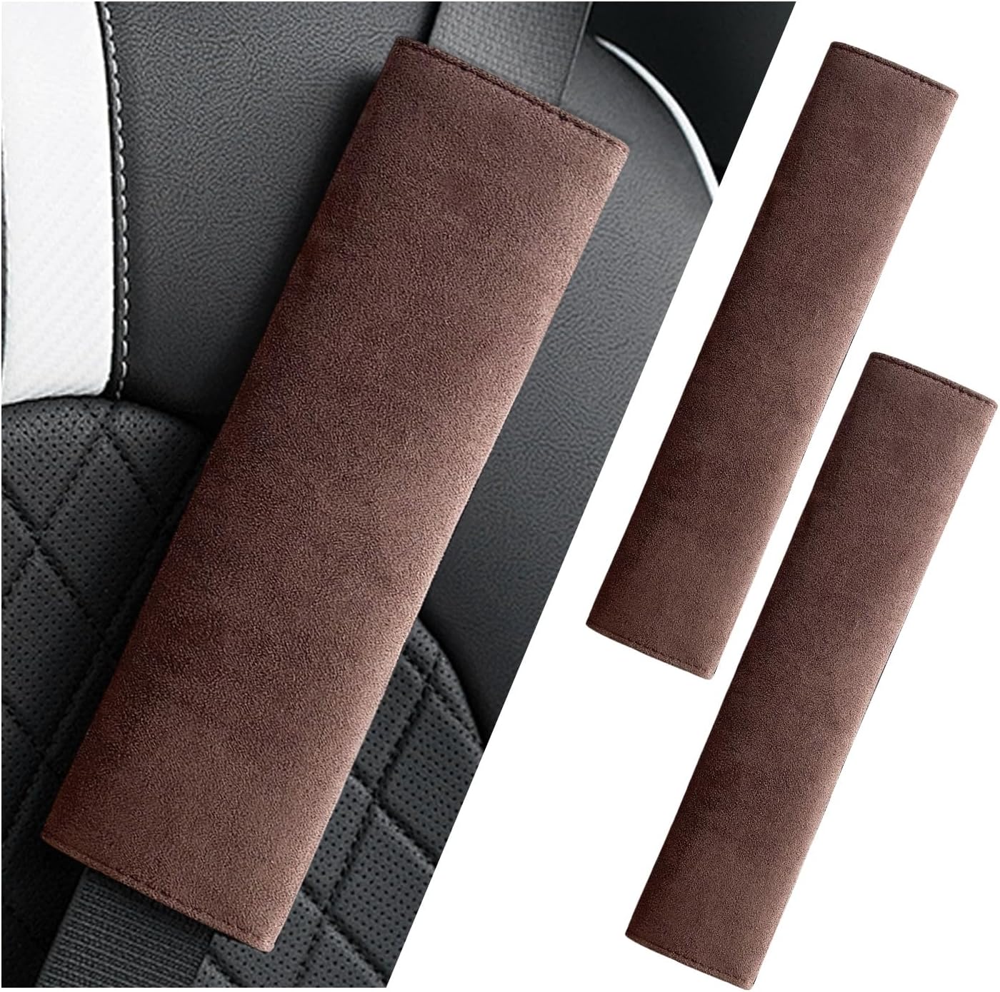 2 pcs extended car seat belt covers — view 2