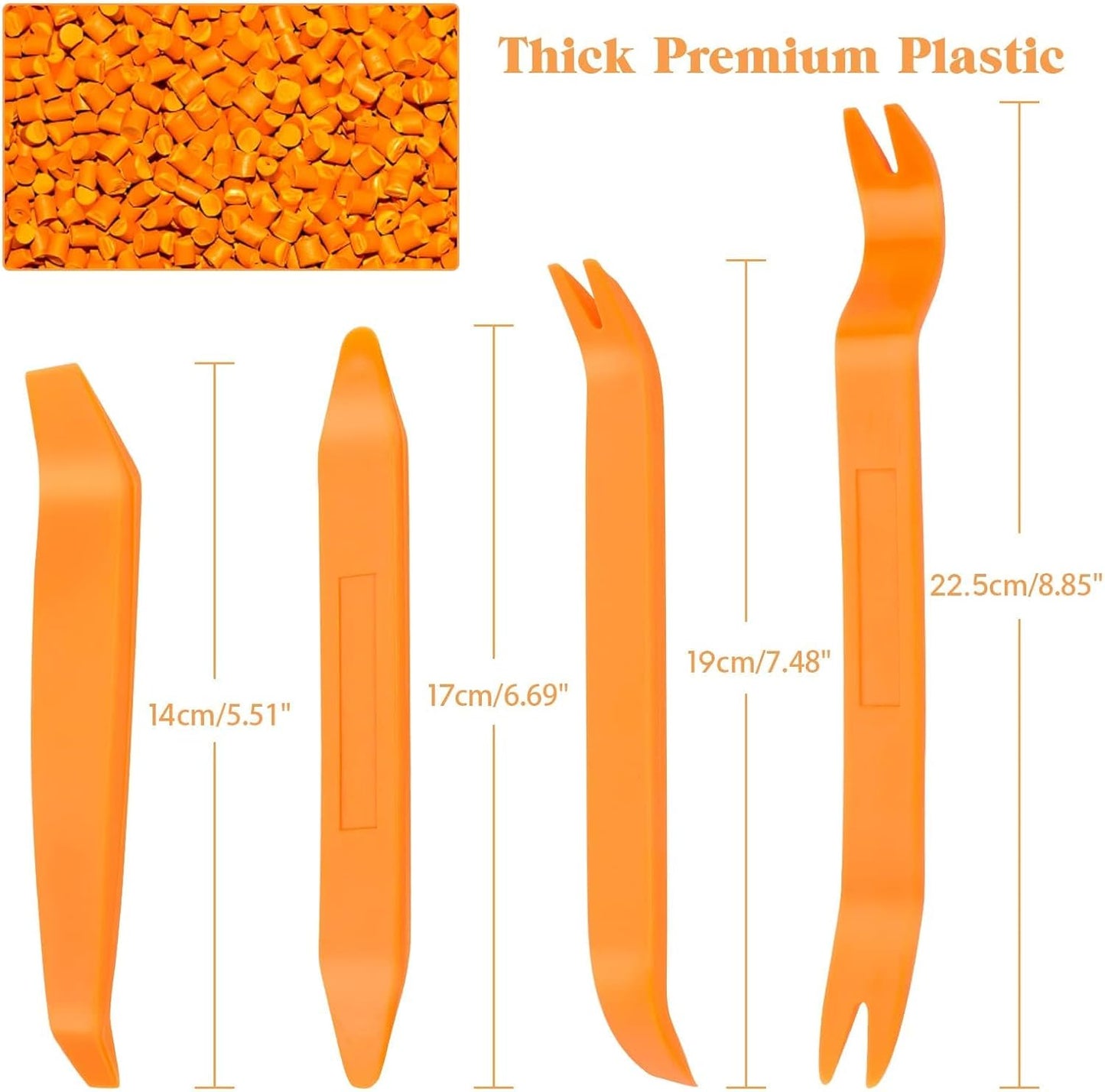 4Pcs Auto Door Clip Panel Trim — view 3