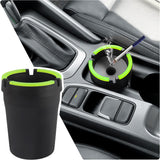 Smokeless car ashtray with lid — view 2