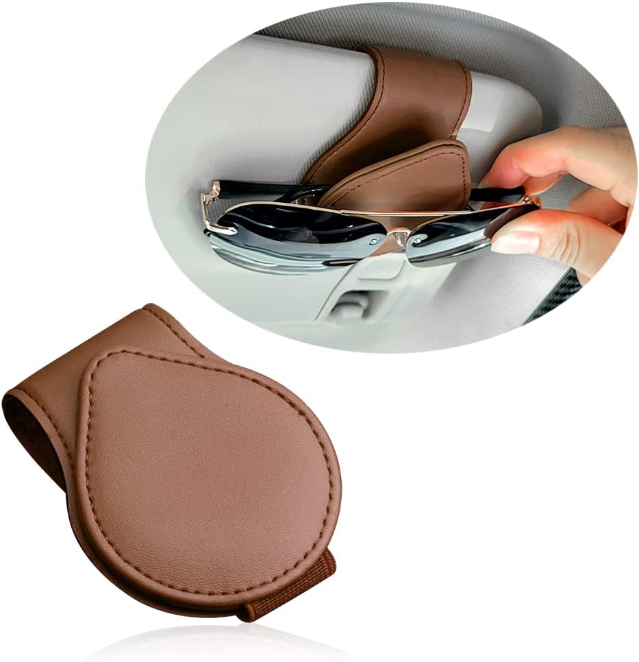 Magnetic visor sunglass holder — view 2