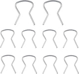 Car window crank retainer clips — view 2