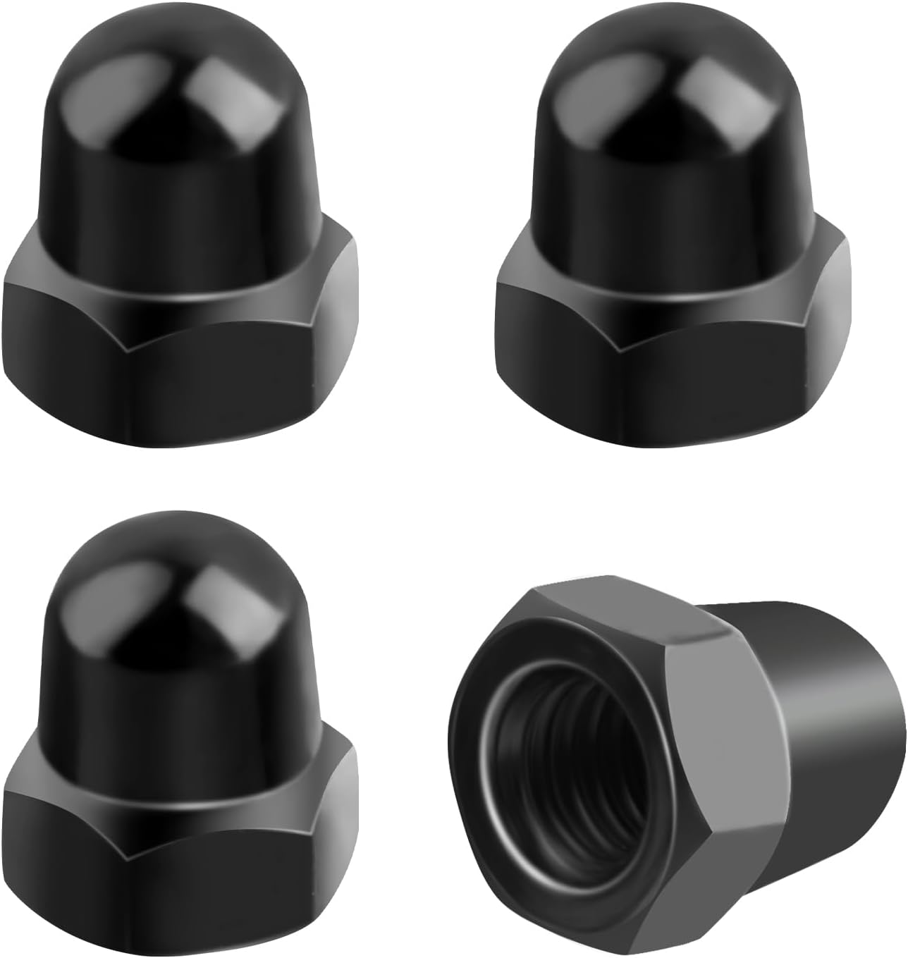 M6 number plate screws and caps — view 2