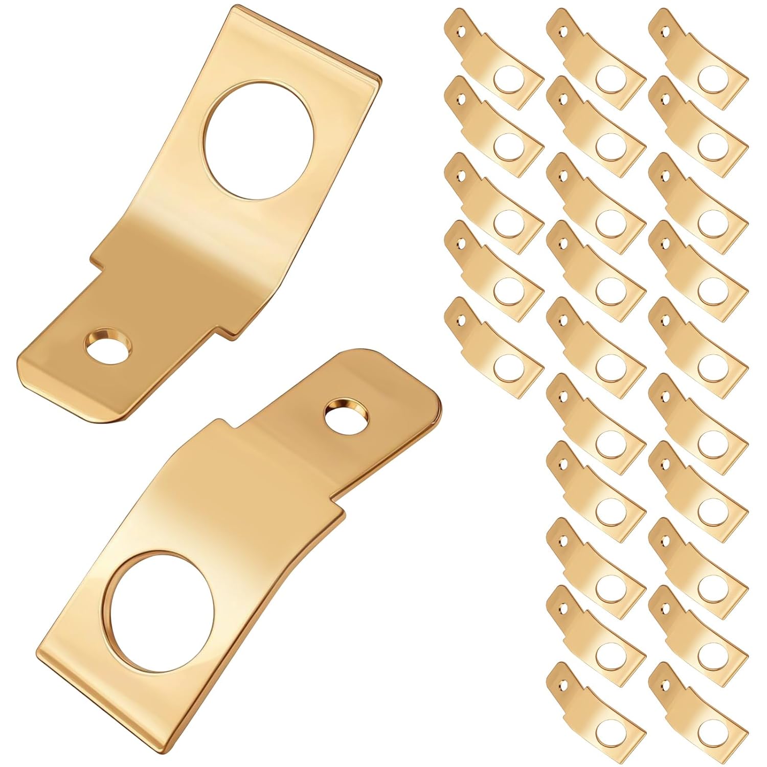 25 pcs male spade wire connectors — view 2