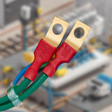 25 pcs male spade wire connectors — view 6