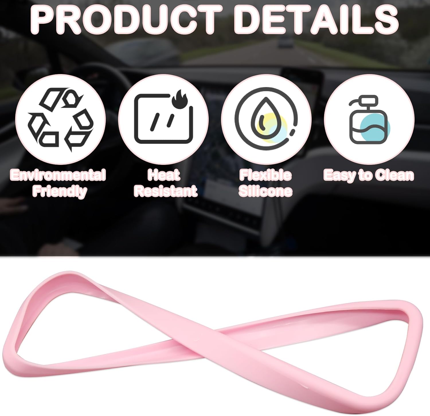 Silicone rearview mirror cover Tesla — view 4