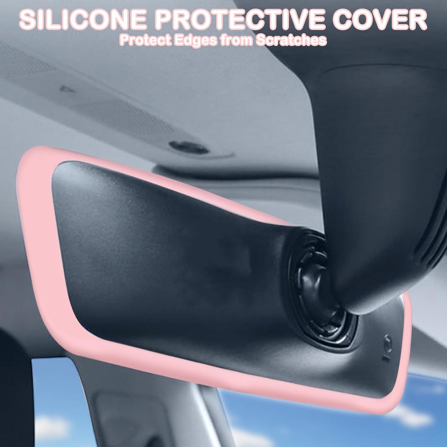 Silicone rearview mirror cover Tesla — view 7