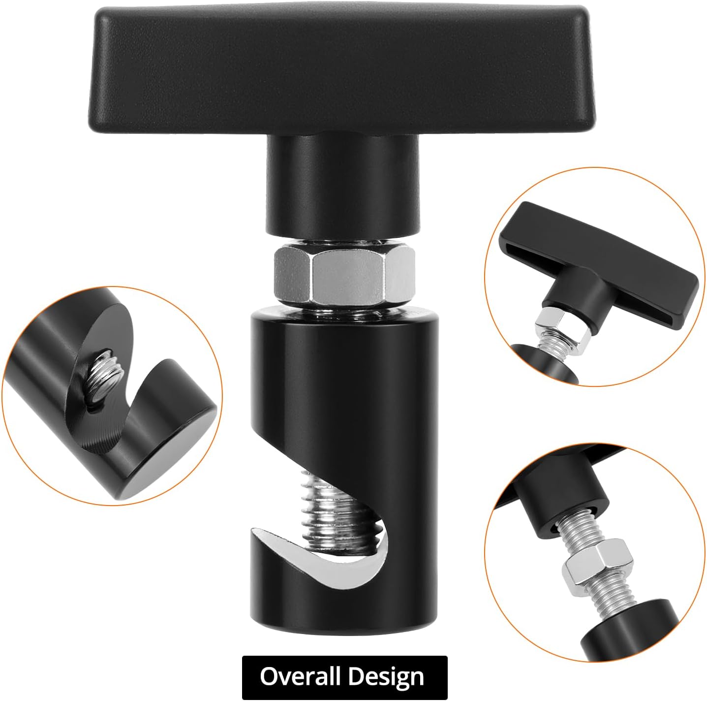 2 pack hood strut lift support clamp — view 4