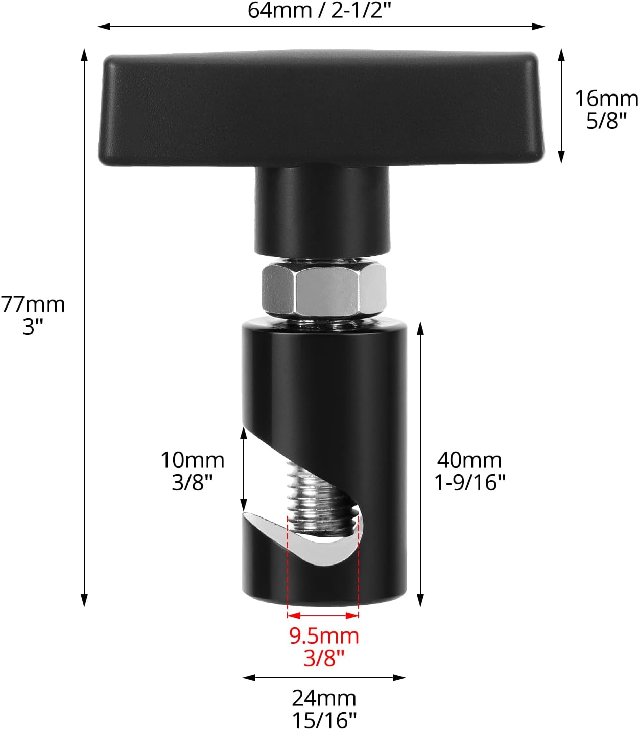 2 pack hood strut lift support clamp — view 7