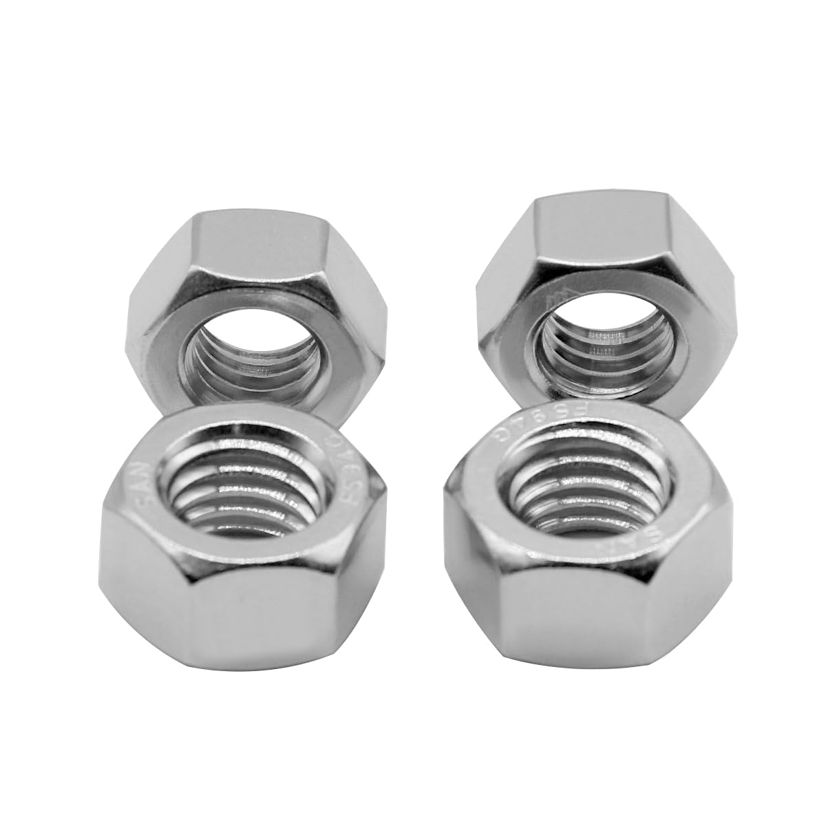 50 pcs 5/16-18 stainless steel nuts — view 6