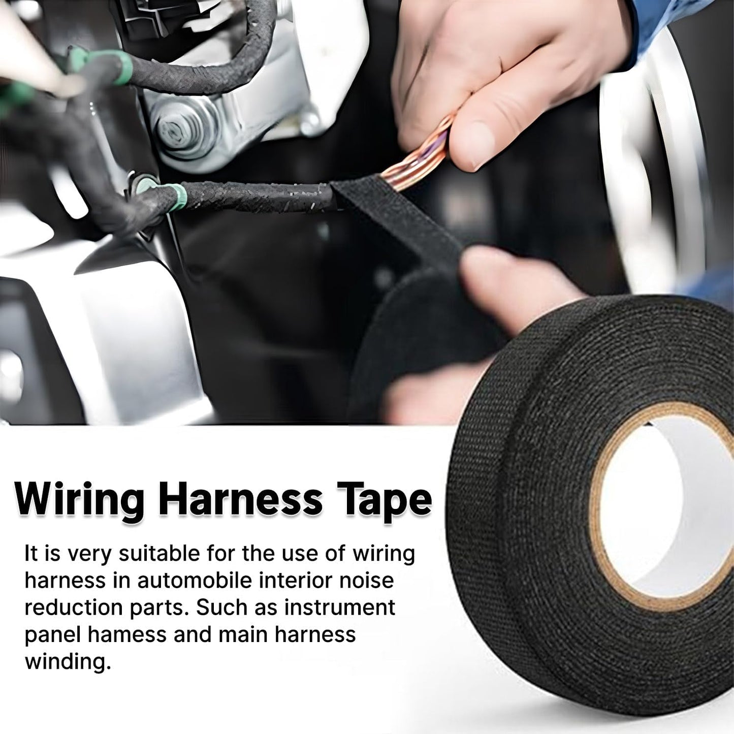 Automotive wire harness tape 82ft — view 3