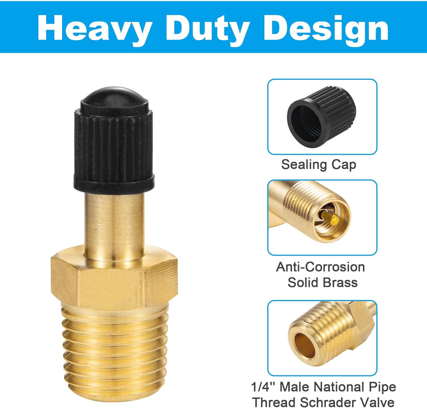 1/4 inch inflation Schrader valve — view 5