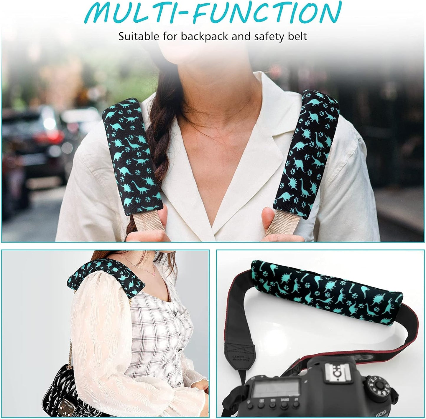 Car Seat Straps Shoulder Pads, Soft — view 7