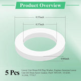 5 pcs 311598 drain screw washer gaskets — view 3