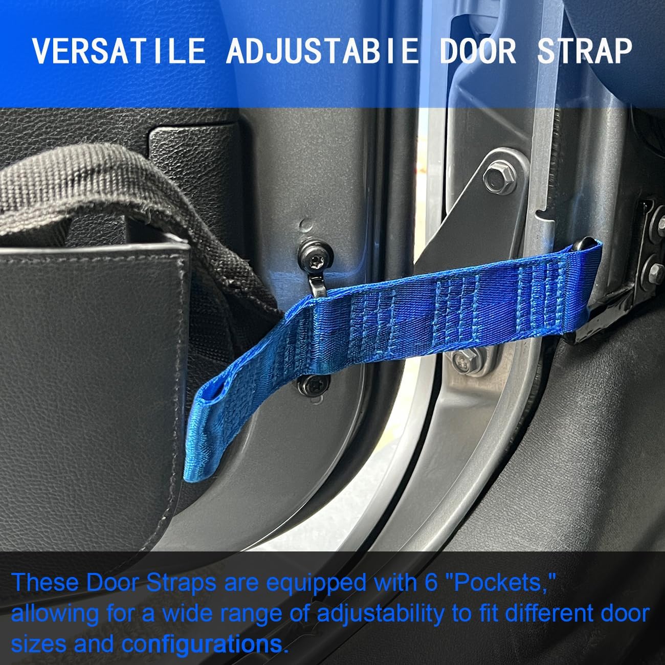 Jeep Wrangler door limit strap 2-pack — view 5