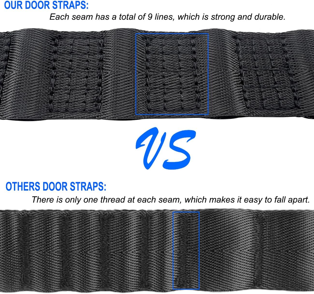 Jeep Wrangler door limit strap 2-pack — view 7