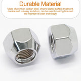 5 pcs 1/2-20 inch trailer lug nuts — view 3