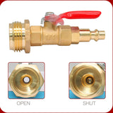 Winterize blowout adapter with ball valve — view 5
