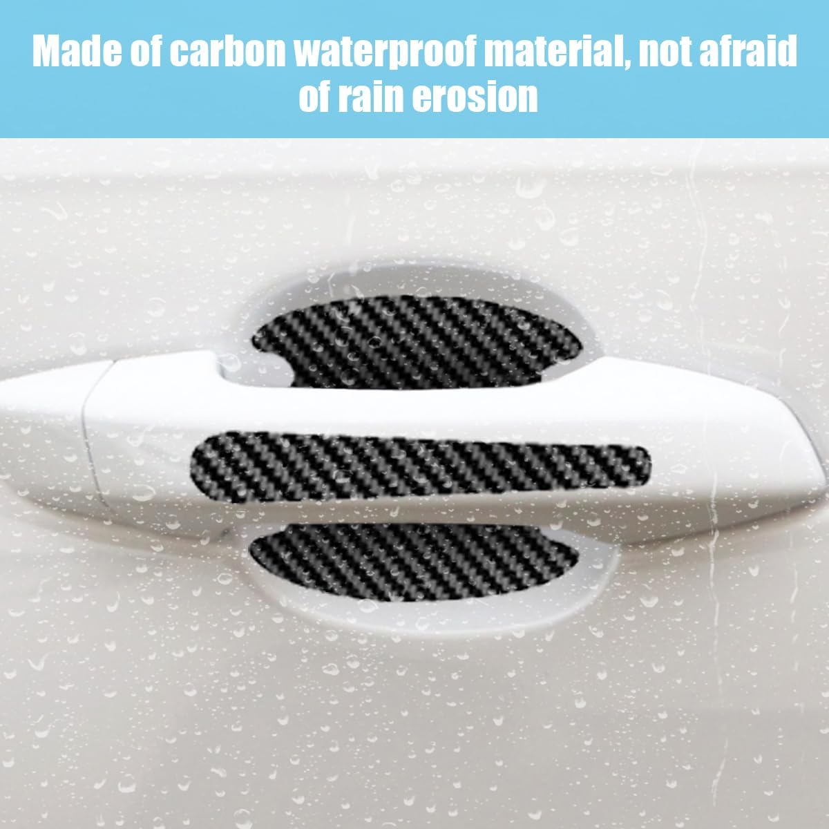 8 pcs car door handle scratch protectors — view 7