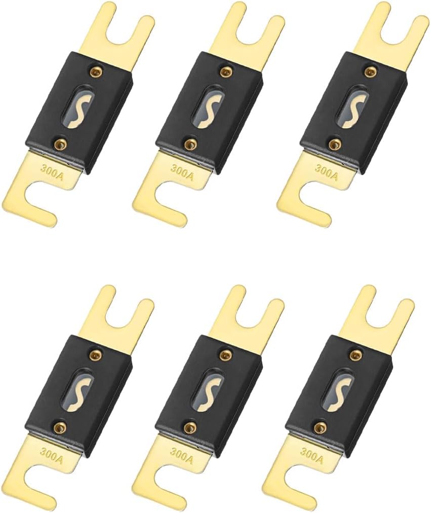 6 pcs 300A ANL blade fuse — view 2