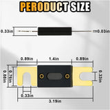 6 pcs 300A ANL blade fuse — view 3