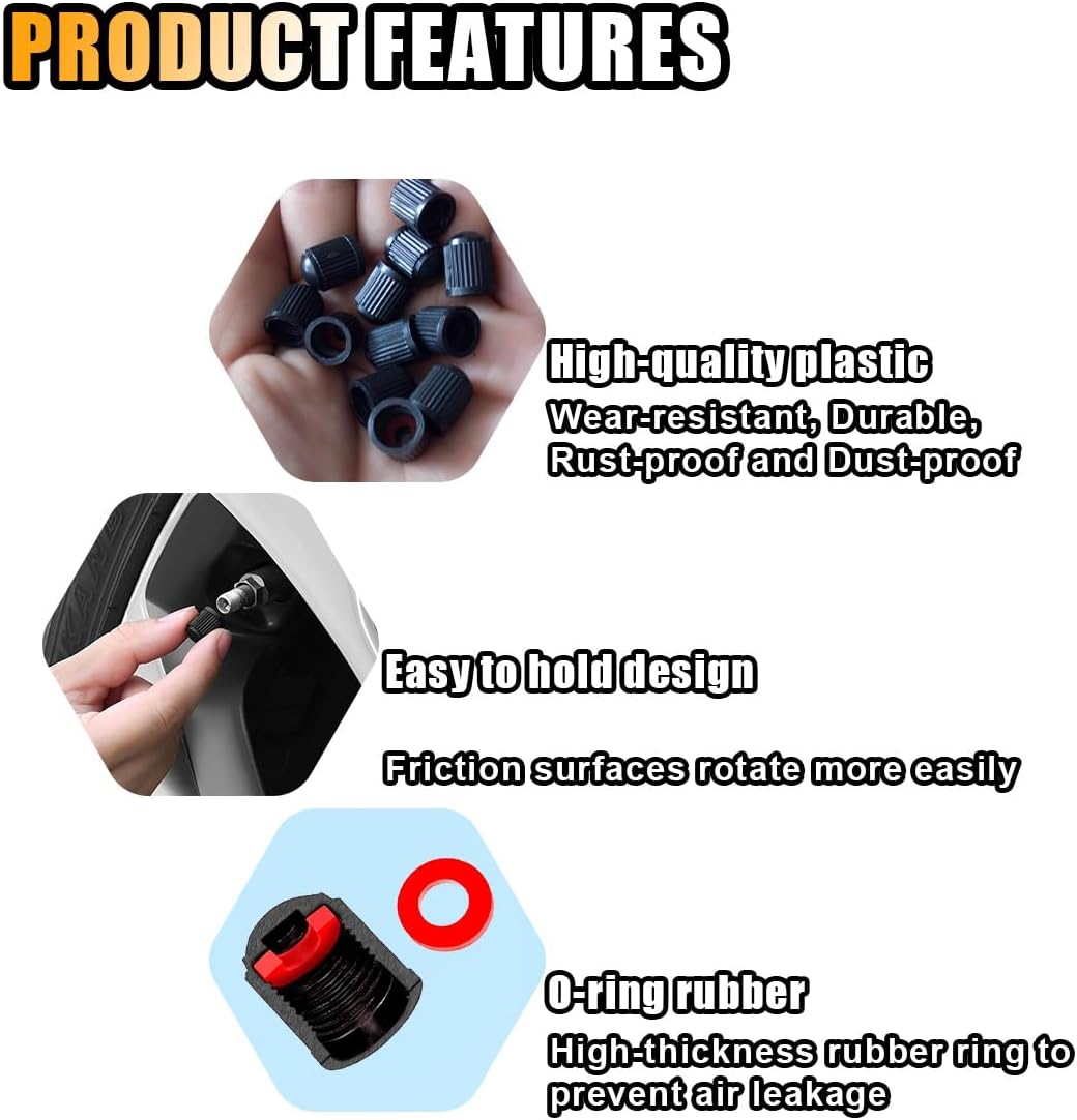 25 pcs tyre valve stem caps — view 4