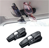 2 pcs car visor glasses holder clips — view 2