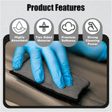 3 pcs car interior scrubbing sponges — view 4