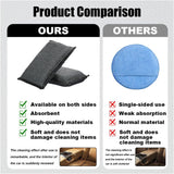 3 pcs car interior scrubbing sponges — view 5