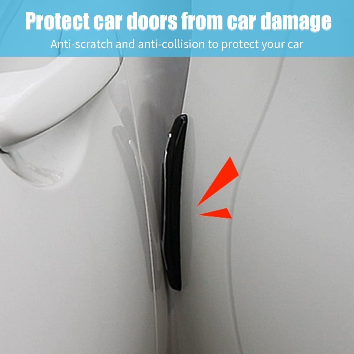 4 pcs car door edge guards — view 7