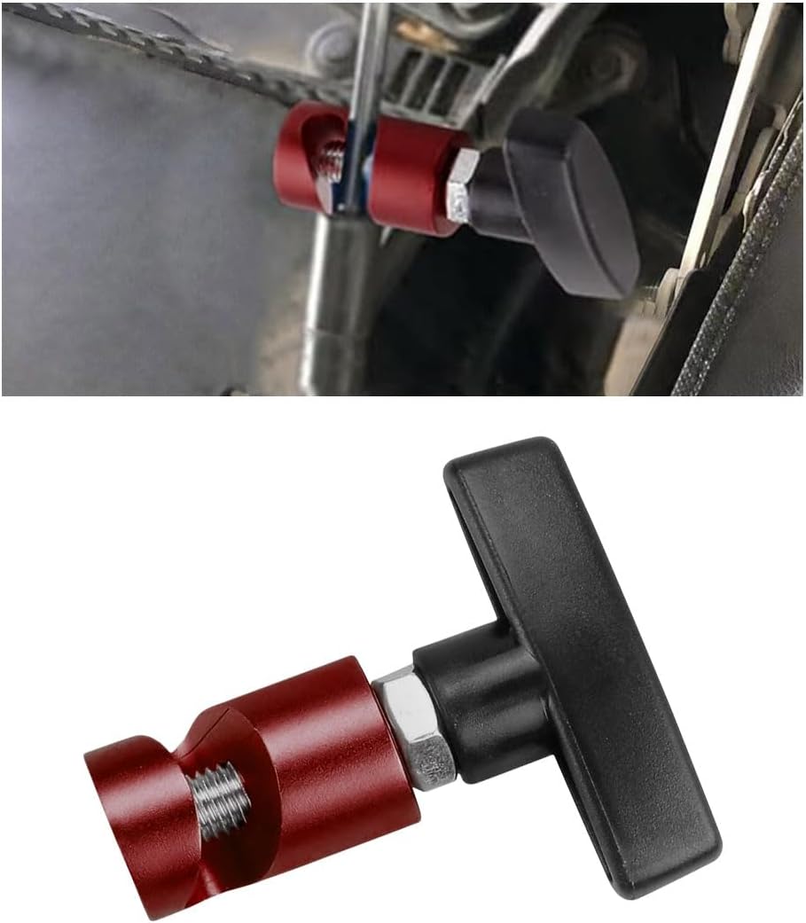 Car hood strut lift support clamp — view 2