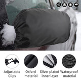 4 pcs car side mirror covers — view 4