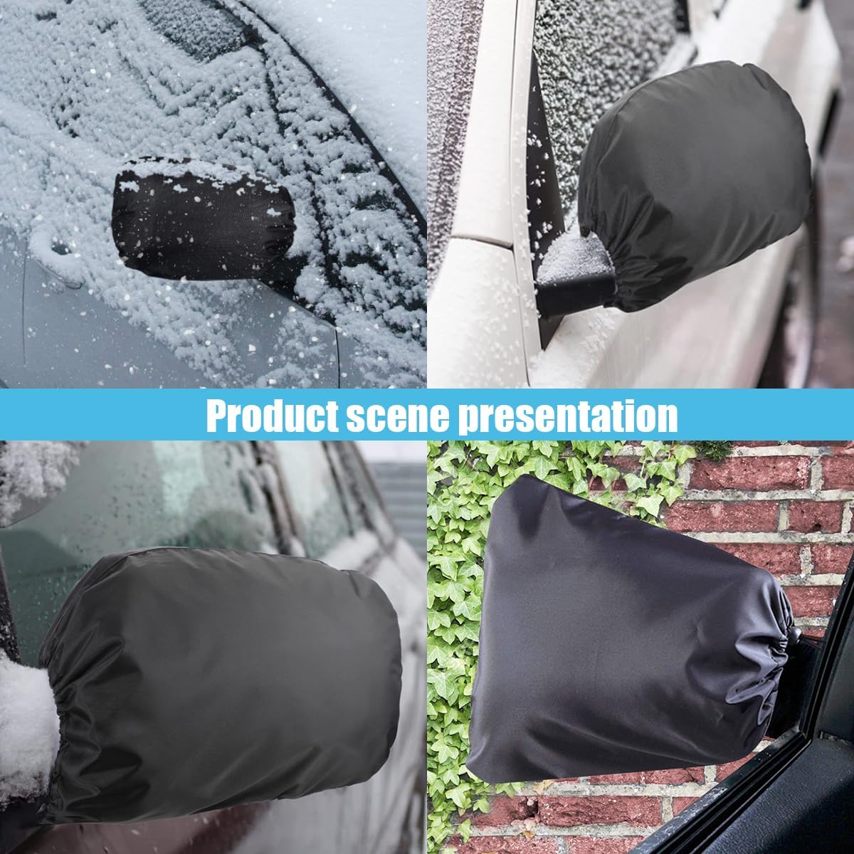 4 pcs car side mirror covers — view 6