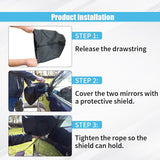 4 pcs car side mirror covers — view 7