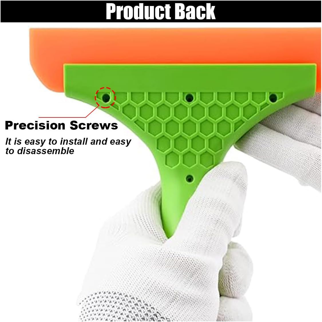 Small silicone window squeegee — view 5