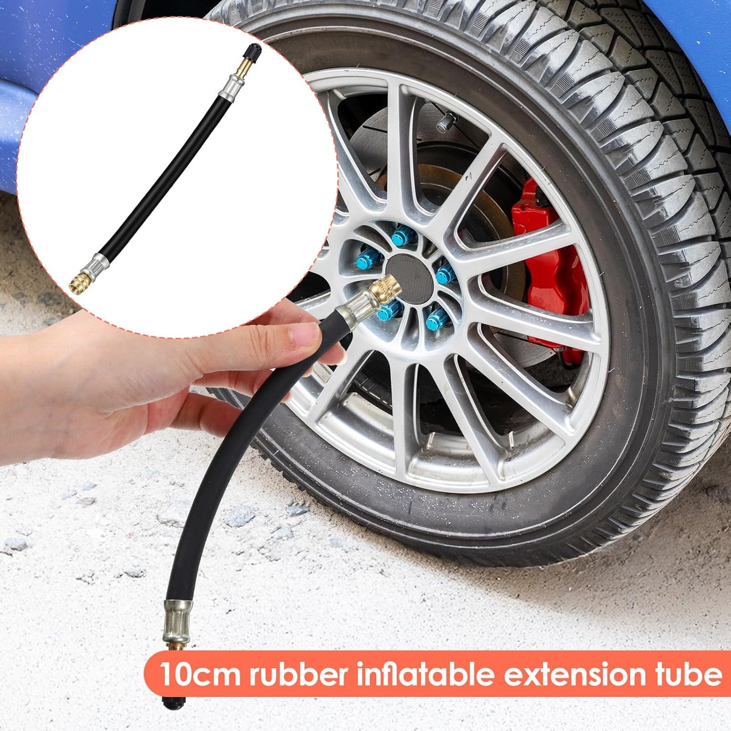 2 pcs 8.25 inch tyre valve extension — view 6