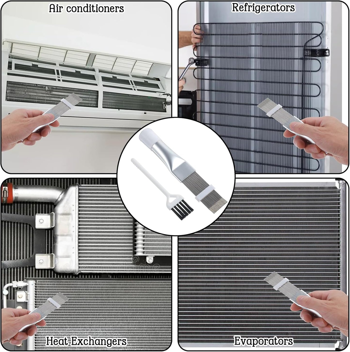2Pcs Radiator Fin Comb,Coil Cleaning Brush — view 4