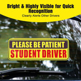 4PCS Student Driver Sticker for Car,Non-Magnetic — view 7