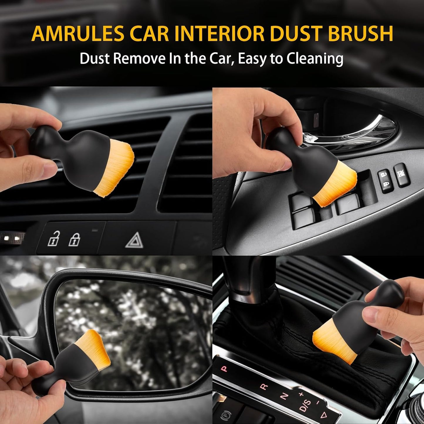 2PCS Car Interior Detailing Brush, Auto — view 4