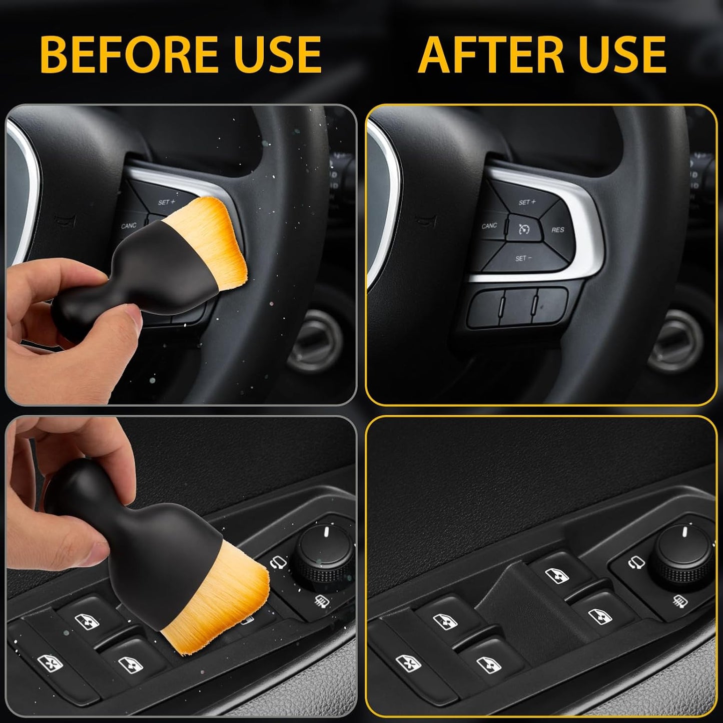 2PCS Car Interior Detailing Brush, Auto — view 5