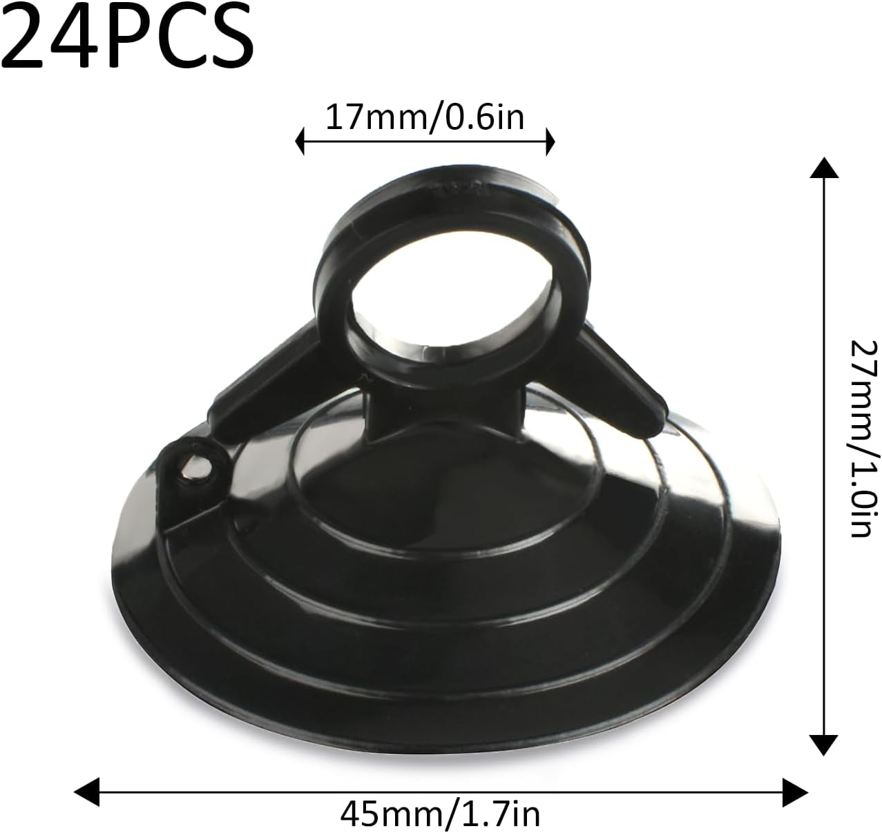 Suction Cups with Loops 24Pcs Window — view 3
