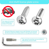 Anti Theft License Plate Screw Kit — view 4