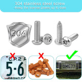 Anti Theft License Plate Screw Kit — view 5