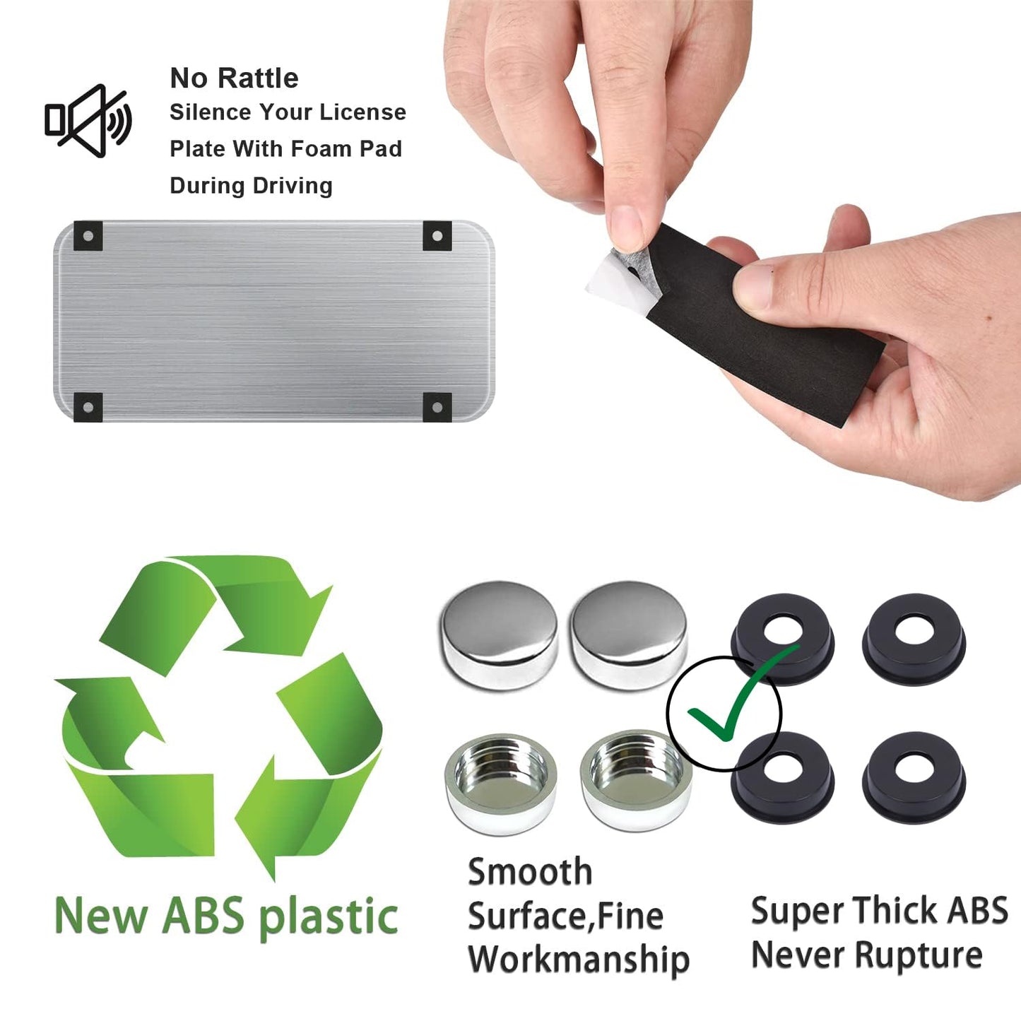 Anti Theft License Plate Screw Kit — view 7