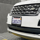 2PCS Matte Black License Plate Frames, — view 5