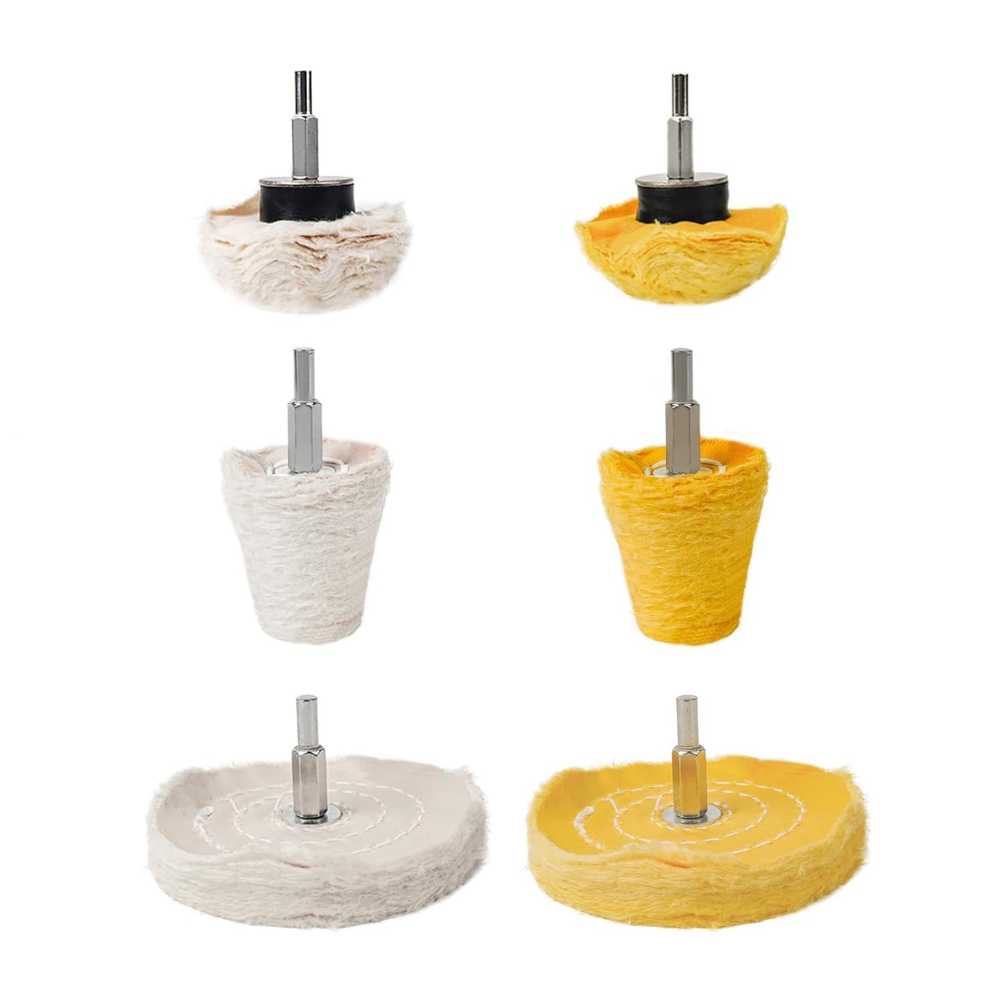 Aluminium wheel polishing kit 6 piece — view 2