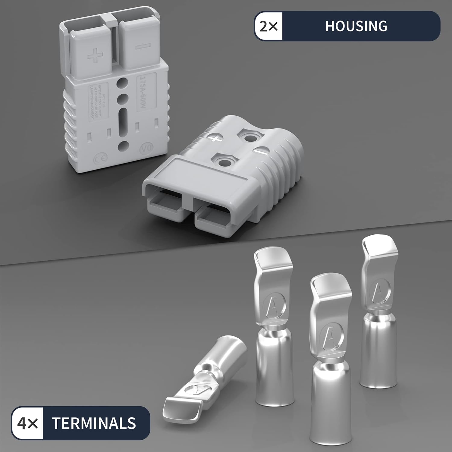 175A battery quick connector — view 4