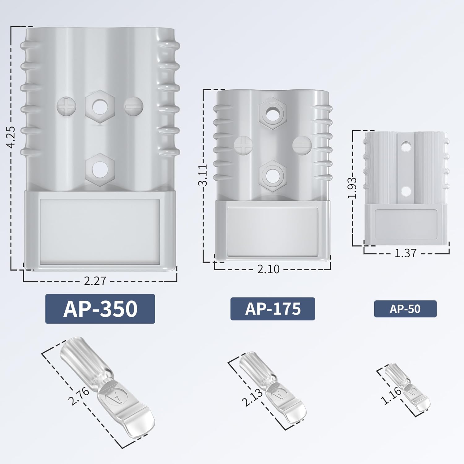 175A battery quick connector — view 5