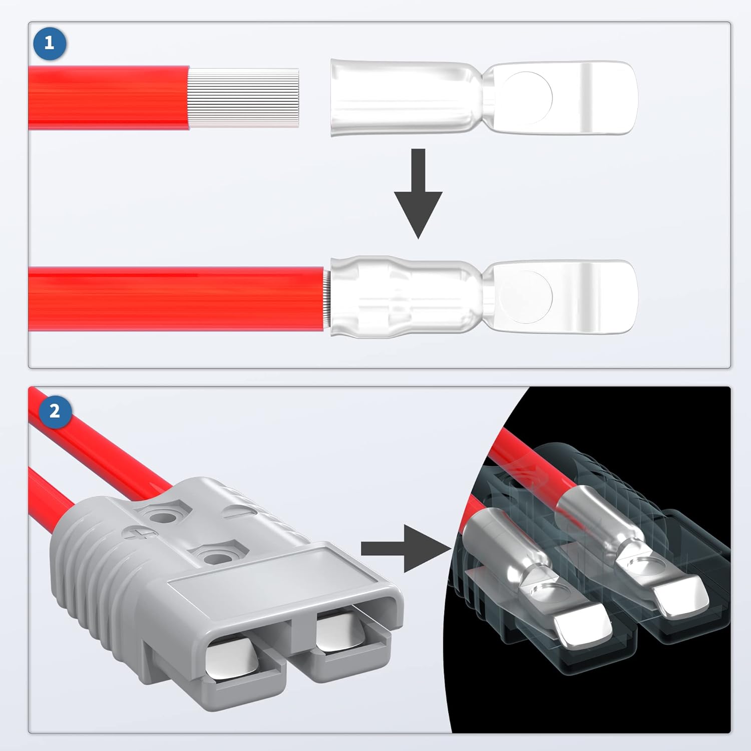 175A battery quick connector — view 6
