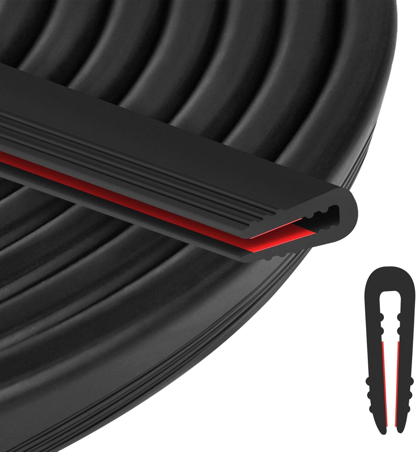 Rubber edge trim U channel 10ft — view 2